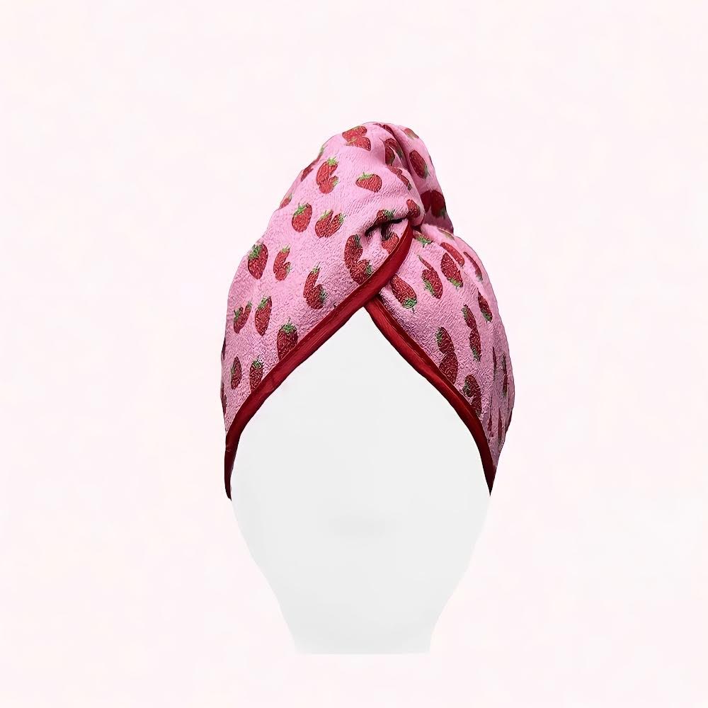 Unicorn Microfibre Hair Towel® Wrap - Strawberry