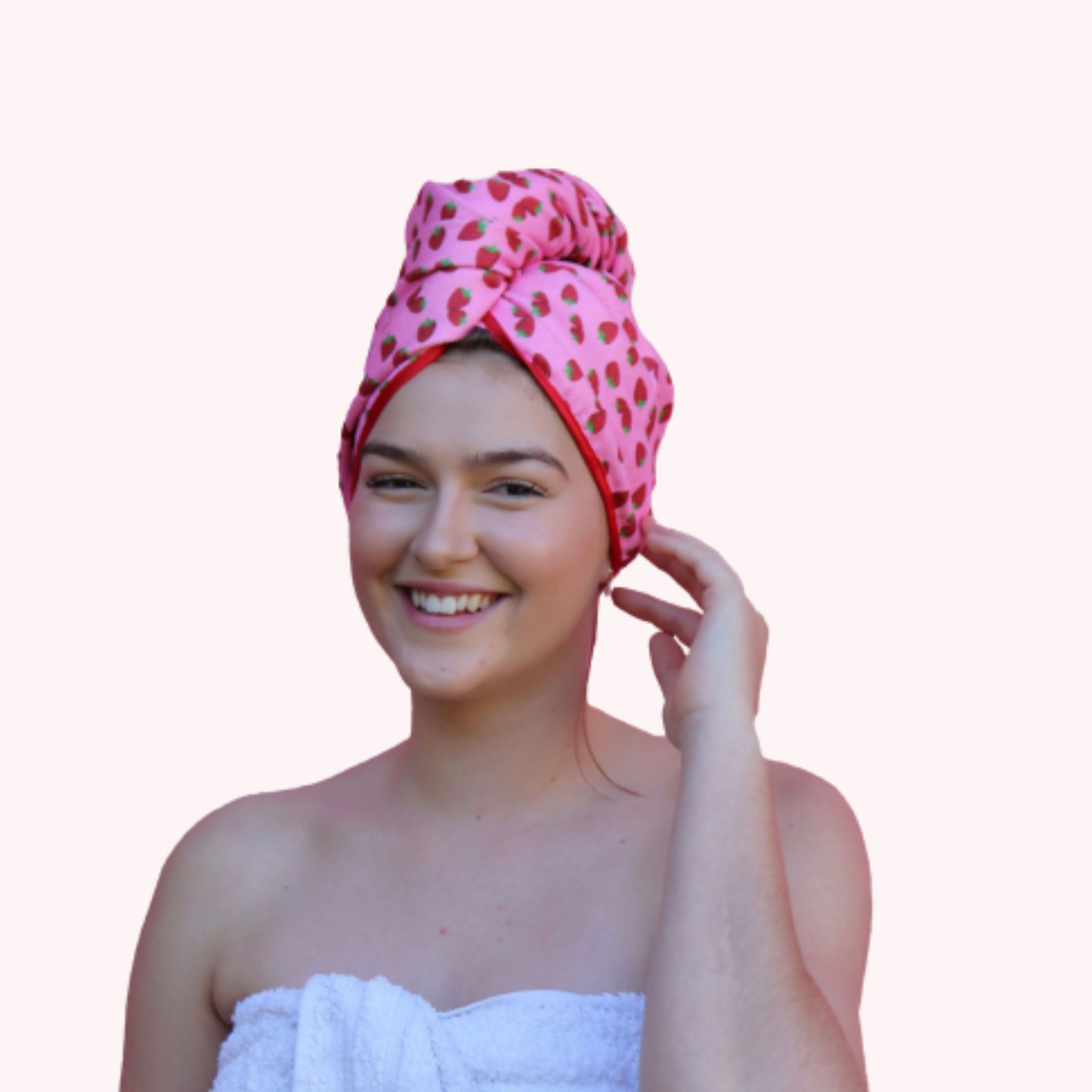 Unicorn Microfibre Hair Towel® Wrap - Strawberry