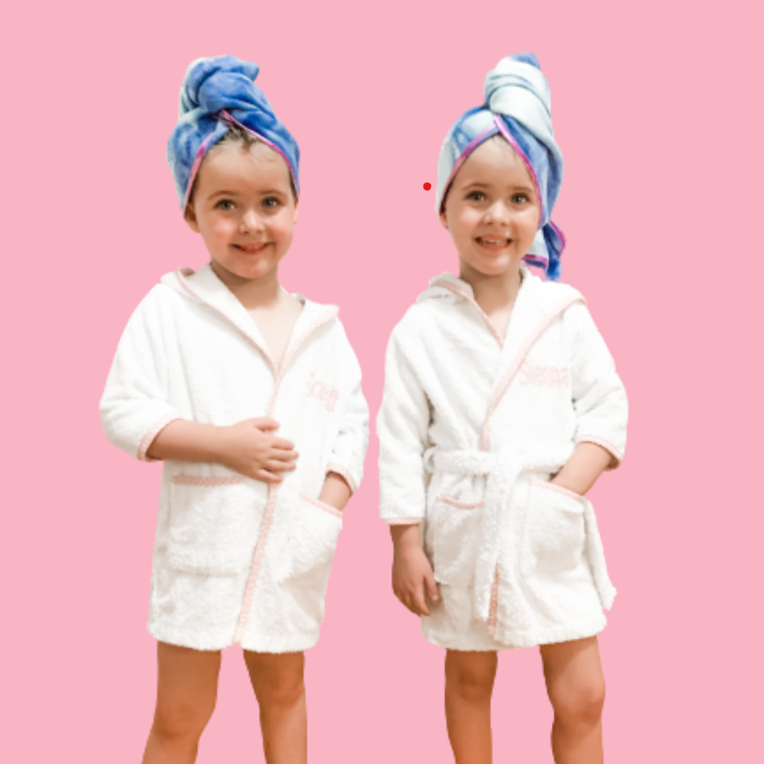 Unicorn Microfibre Hair Towel® Wrap - Tie Dye Blue