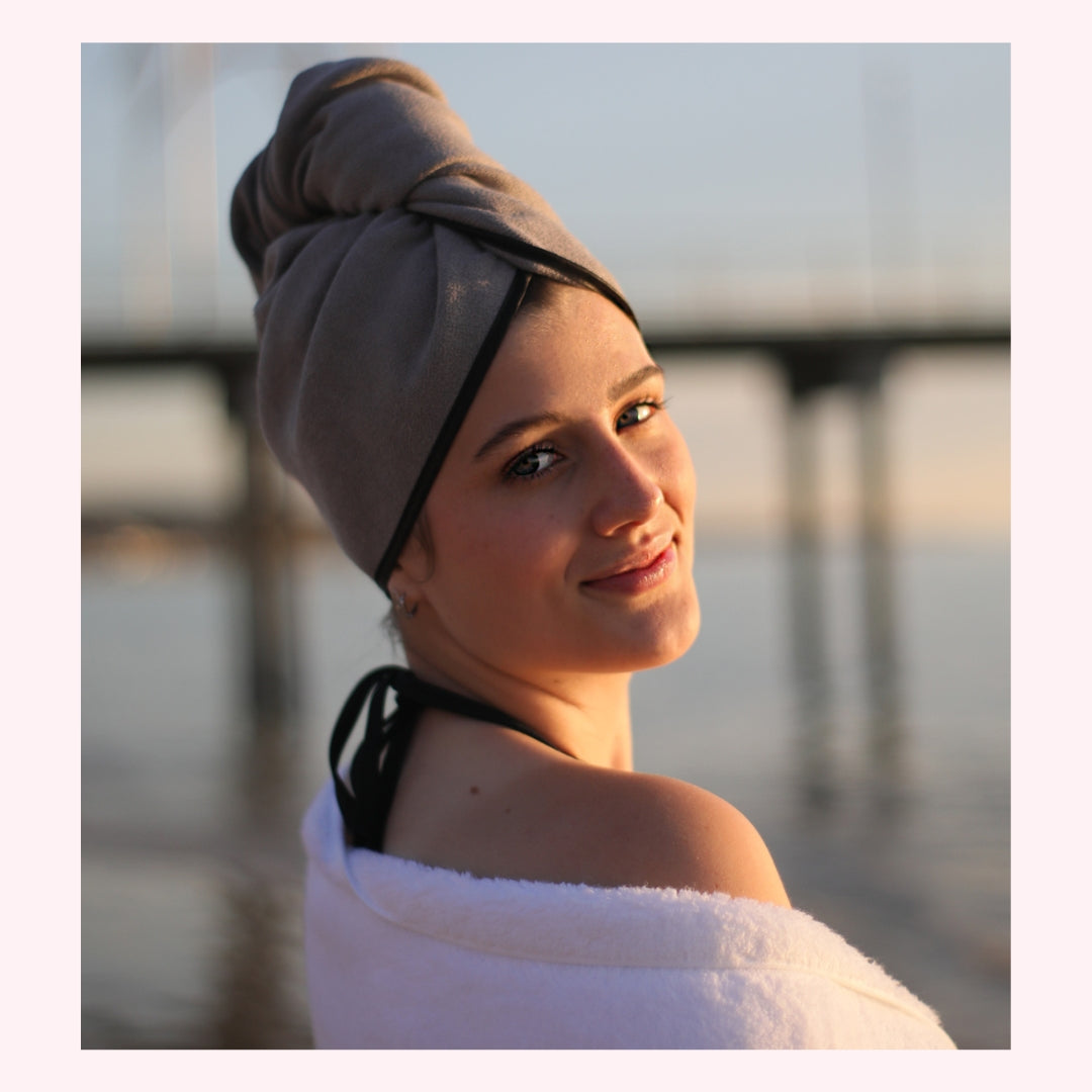 Unicorn Microfibre Hair Towel® Wrap - Charcoal