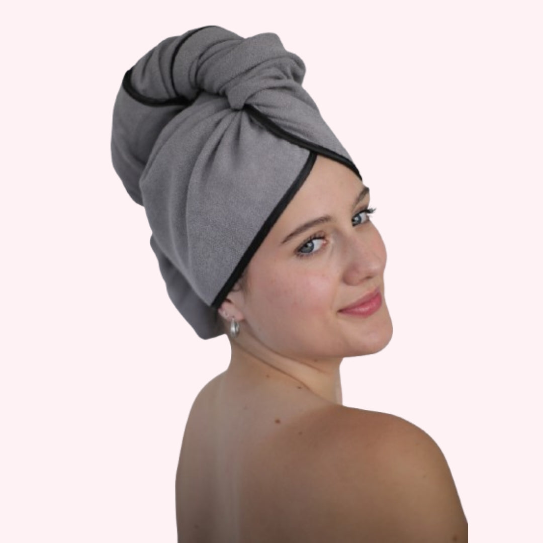 Unicorn Microfibre Hair Towel® Wrap - Charcoal