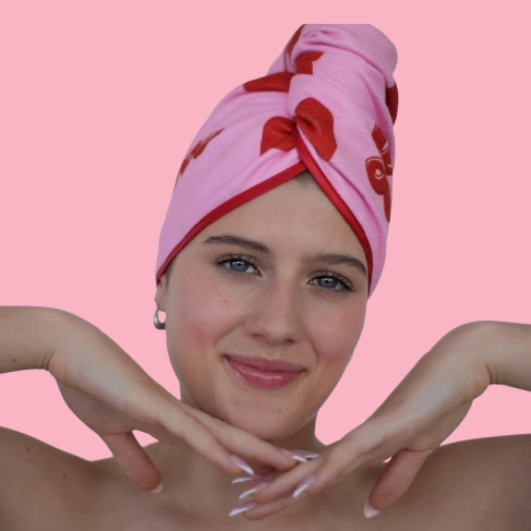 Unicorn Microfibre Hair Towel® Wrap - Lots of Love