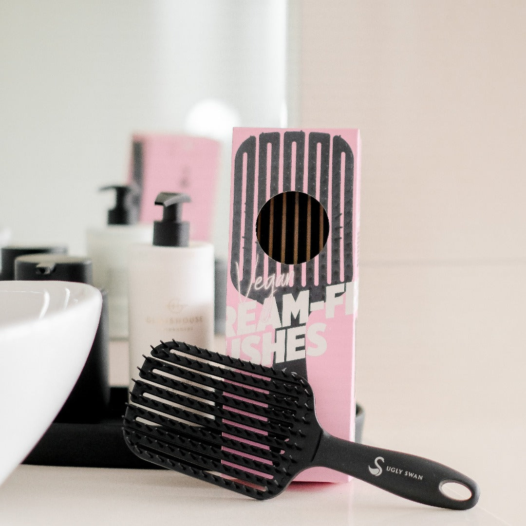 Wet Scream-Free® Hair Brush - Black
