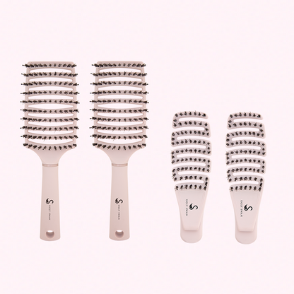 Scream-Free® Mixed Wild Hair Brush Set