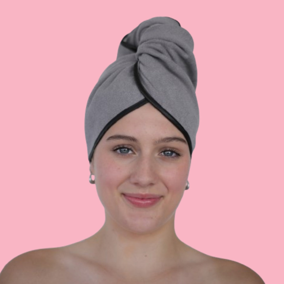 Unicorn Microfibre Hair Towel® Wrap Charcoal