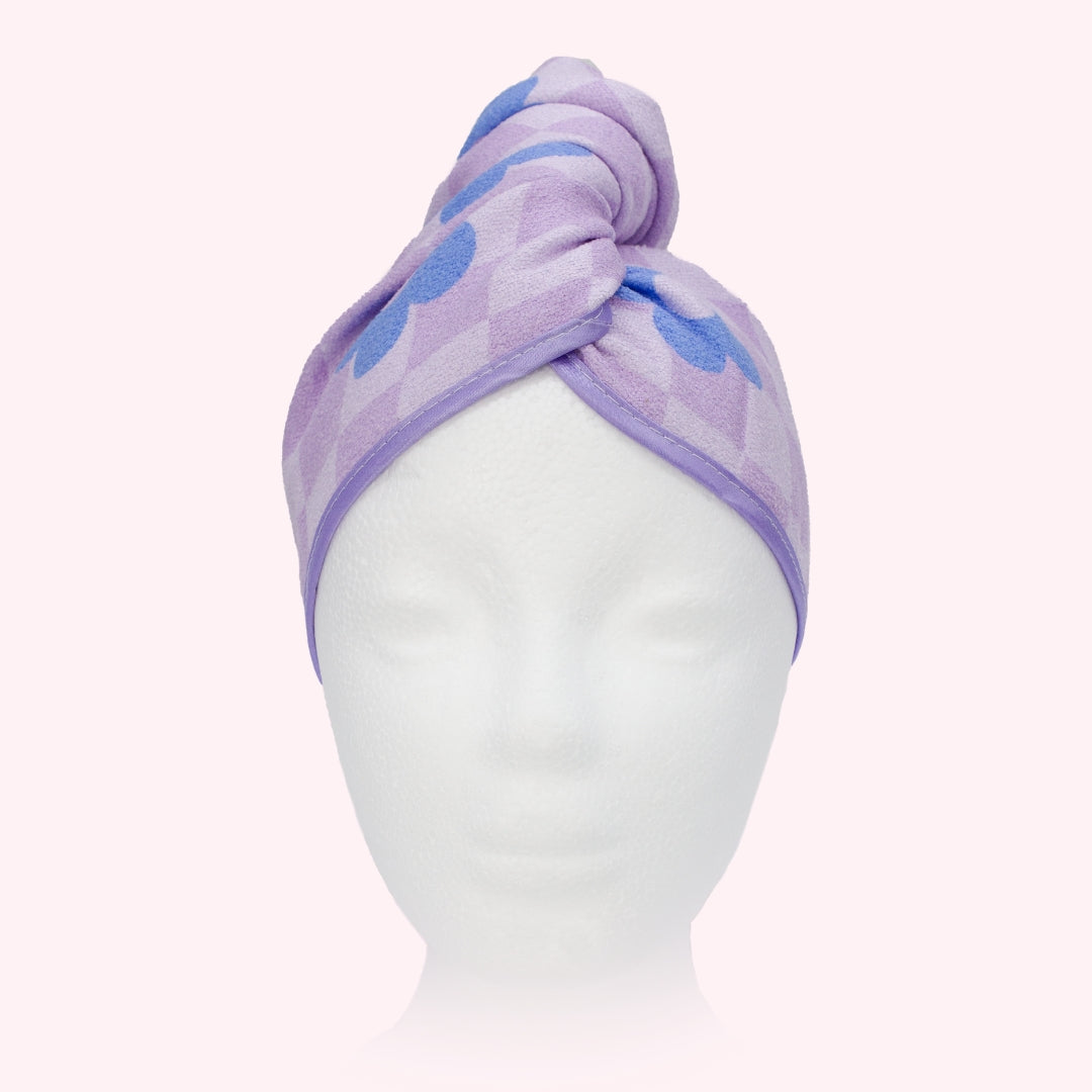 Unicorn Microfibre Hair Towel® Retro Bloom