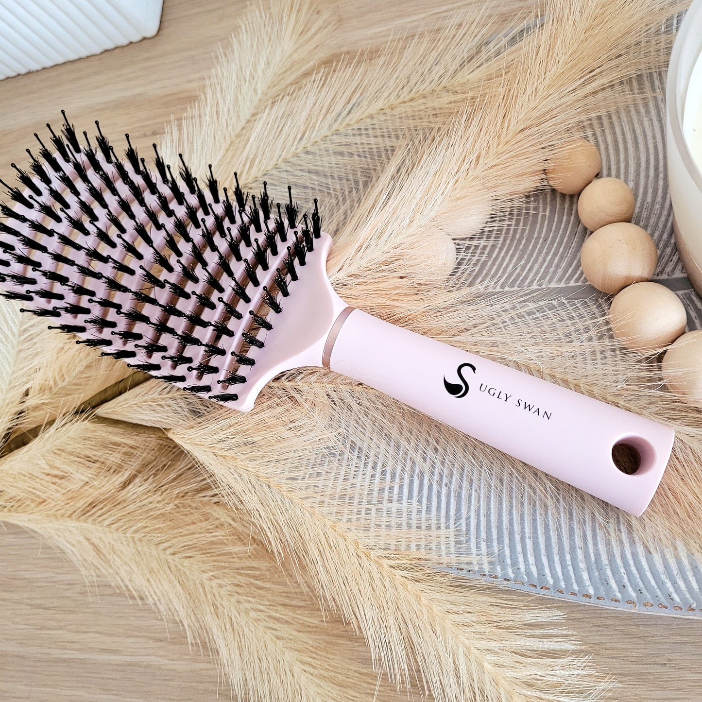 Scream-Free® Maxi Detangling Hair Brush - Flamingo