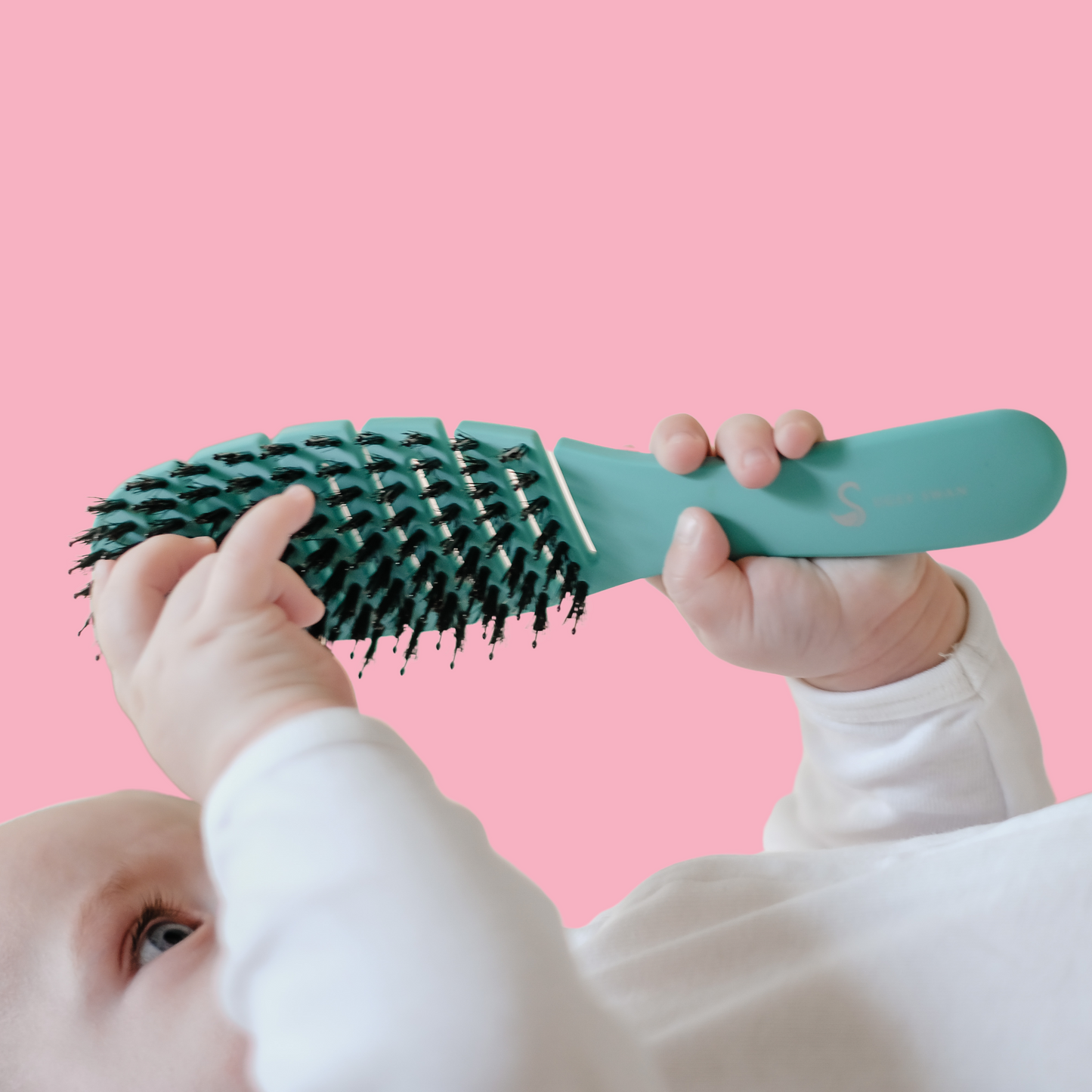 Detangling Scream-Free Hair Brush™ : Baby Brush - Mermaid