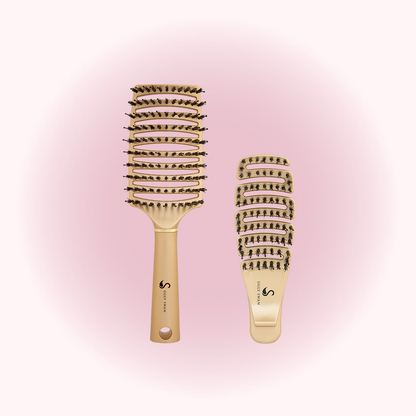 Detangling Hair Brush Duo: Wild Sensory Pack