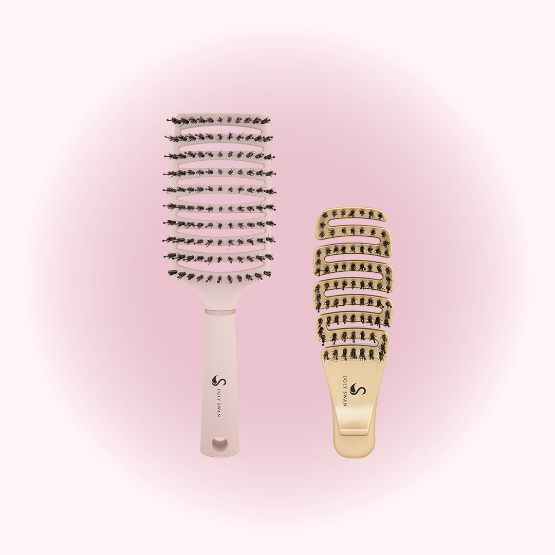 Detangling Hair Brush Duo: Wild Sensory Pack